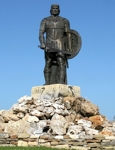 Sculpture of King Kaloyan, general view