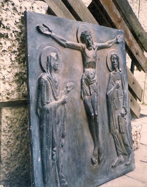 Crucifixion, side view