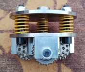 Large bushing for angle grinder with three heads, view on the damper springs