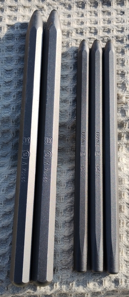 Carbide tipped hand awls - real photo of the tools