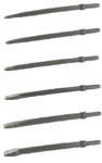 Carbide pneumatic chisel with reinforced welded tip FORT