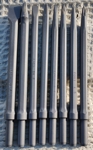 Chisels for pneumatic hammers with FORT carbide insert, grip 10.2*36 mm - real photo of the tools