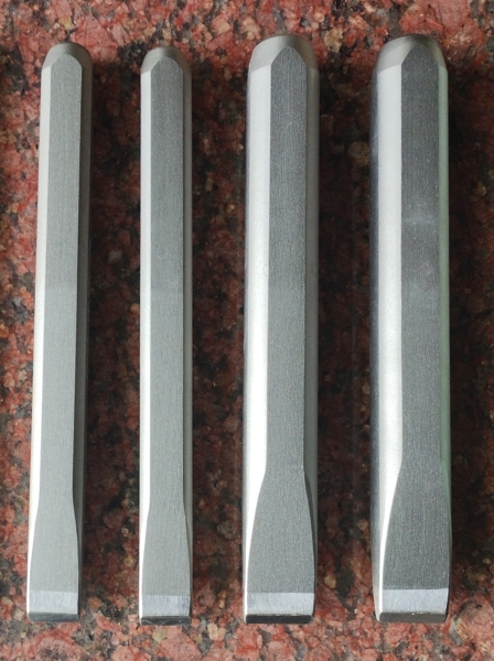 Carbide hand chisels for general rough work - another view
