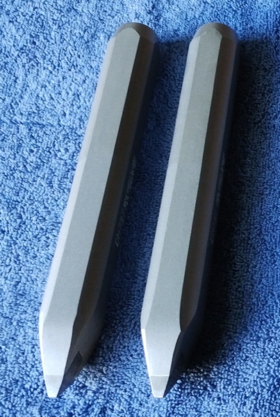 Carbide hand point - real photo of the tools