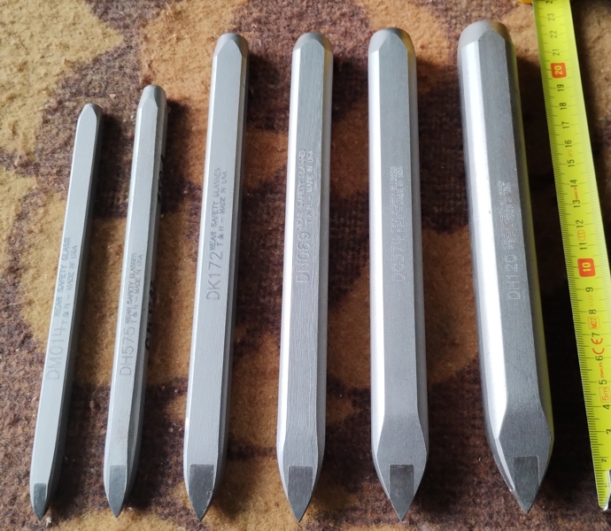 Ръчни карбидни шила - six sizes