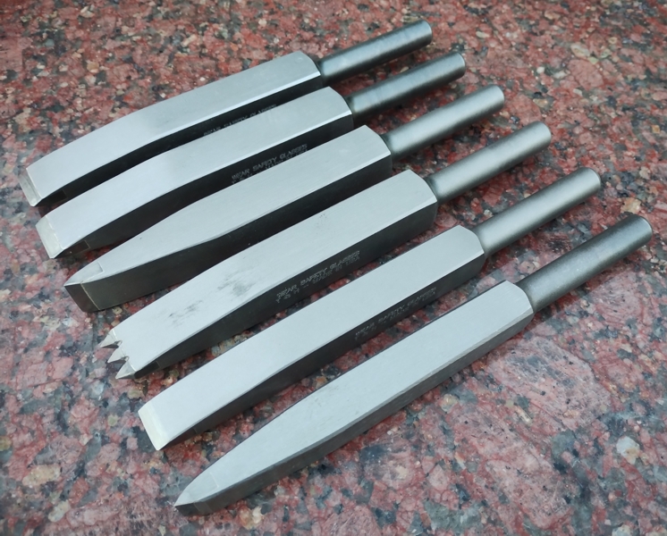 Carbide chisels for roughing - real photo of the tools на chisels с Width до 19 mm