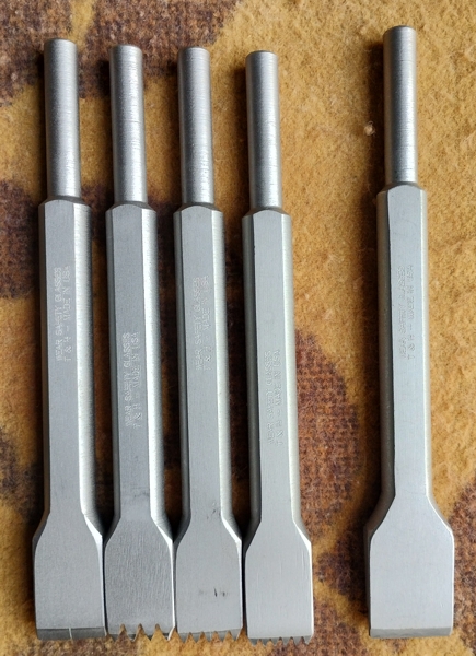 Carbide chisels for roughing, Width 25, 32 mm