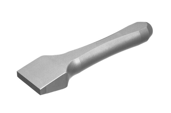 Carbide-tipped set with non-slip handle for shaping contours on flat surfaces