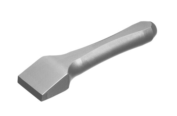 Carbide mason chipper with anti-slip handle
