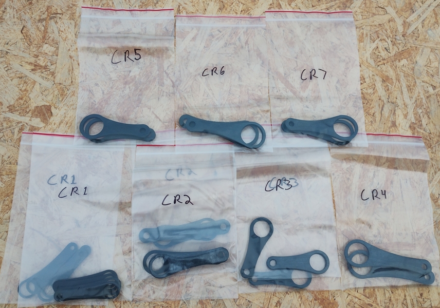 Adapter rubber retainer for pneumatic chisel shank - real photo of the tools