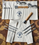 Carbide set for hand carving and lettering - real photo of the tools