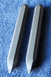 Carbide hand point - real photo of the tools
