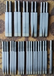 Traditional style carbide machine chisels with welded tip - all sizes