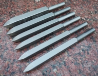 Pneumatic hammer point with carbide tip - real photo of the tools