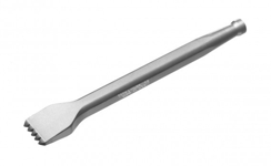 Serrated carbide chisel with hammer head Handle, Width 25 mm