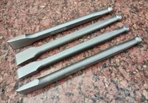 Carbide chisels with hammer head handle - real photo of the tools