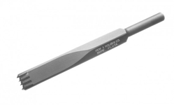 Bushing chisel with separate teeth - blades