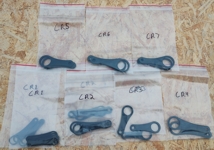 Adapter rubber retainer for pneumatic chisel shank - real photo of the tools