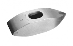 Hammer stinger with carbide tipped point on one side and horizontal blade on the other side