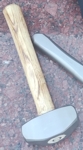 Hand hammer with oval eye - real photo of the tools