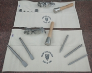 Hard stone hand carving kit - real photo of the tools