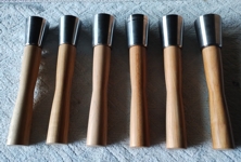 Round steel hammers - real photo of the tools