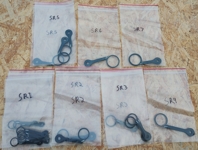 Adapter rotating rubber retainer for pneumatic chisel shank - real photo of the tools