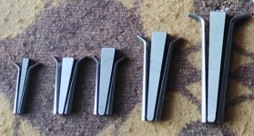 Trow & Holden brand rock splitters, WS38, WS12, WS58, WS34, WS78