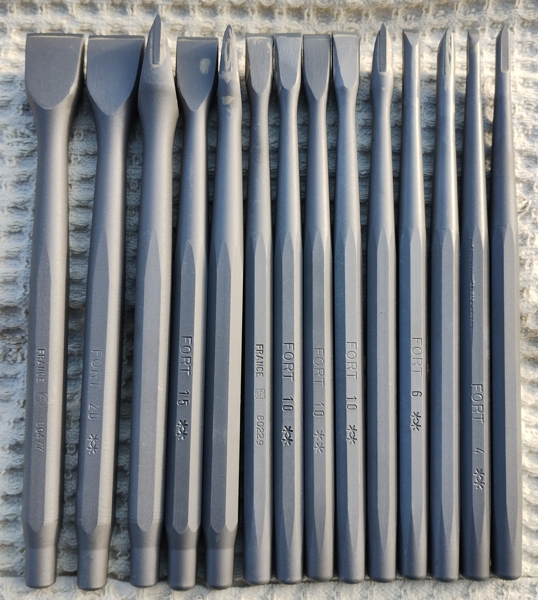 Ciseau à main en carbure FORT pour usage général - photo réelle de l'outil