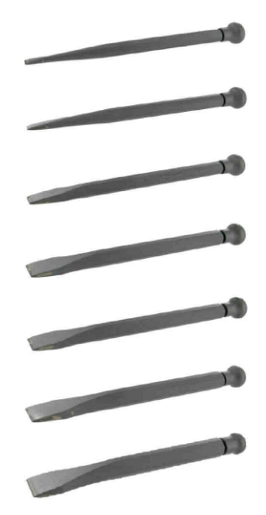 Ciseaux en métal dur avec manche en forme de tête de marteau