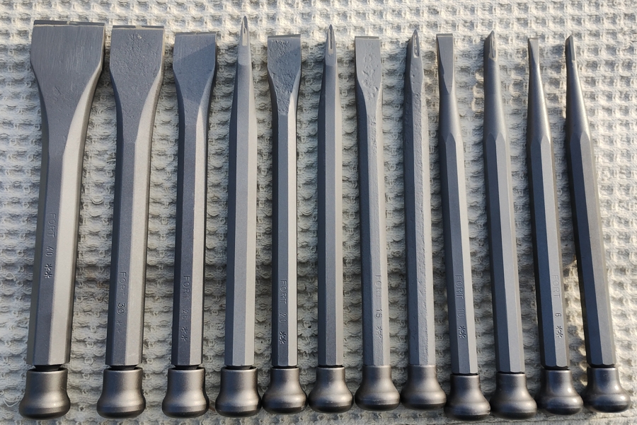 Ciseaux en métal dur avec manche en forme de tête de marteau - vraie photo des instruments