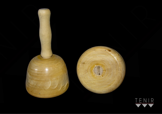 Кръгъл дървен каменоделски чук, марка TENIR - каталожна снимка