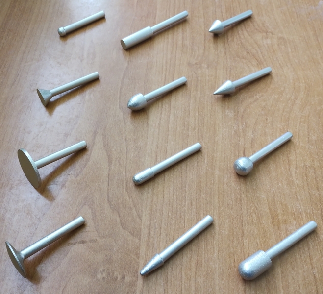 Предлагани диамантени шлайфгрифери - борчета за гранит, страничен изглед