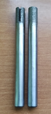 Синтерован палцев фрезер за обработка на гранит, диаметър 12 мм, работна част 20 мм. Опашка 12 мм