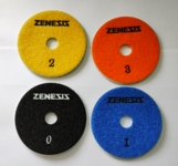 Гръб на шкурките ZENESIS с означение на номерата 0, 1, 2, 3