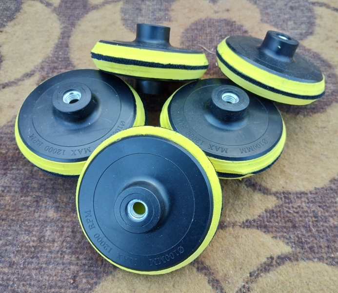 Меки подложки с тънък полиуретанов слой, диаметър 100 мм, захващане М10