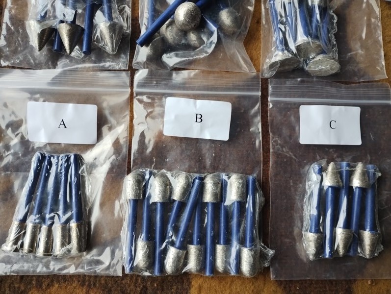 Изглед на форми A, B, C