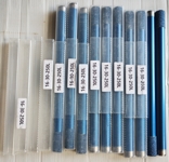 Сини цилиндрични фрезери с плосък край, опашка 16 мм, работна част 30 мм, дължина 250 мм