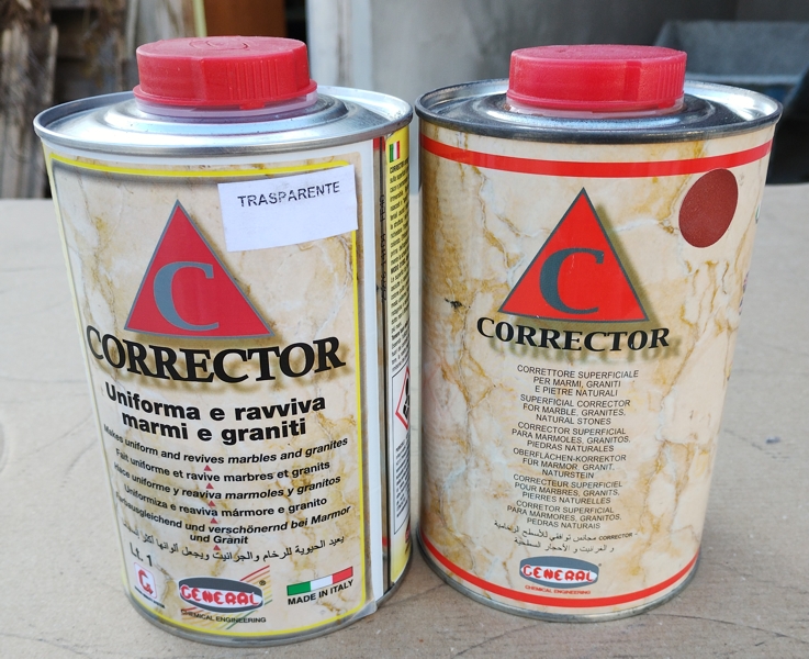 Метални кутии с CORRECTOR, цвят прозрачен и кафяв