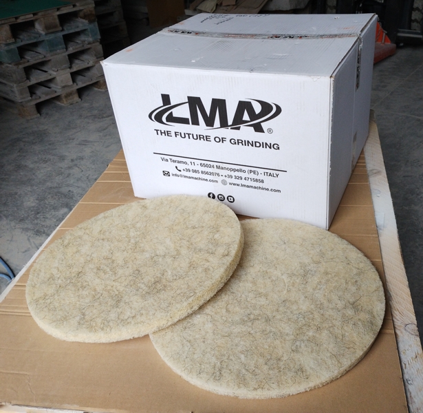 Кечета с влакнеста структура за полиране на подове с диаметър 430 мм