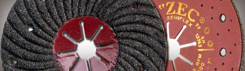 Полутвърди турбо шкурки-дискове ZEC Semiflex