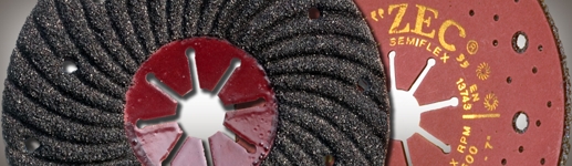 Полутвърди турбо шкурки-дискове ZEC Semiflex