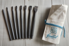 Set di carburo per intaglio a mano e lettering - foto reale degli strumenti