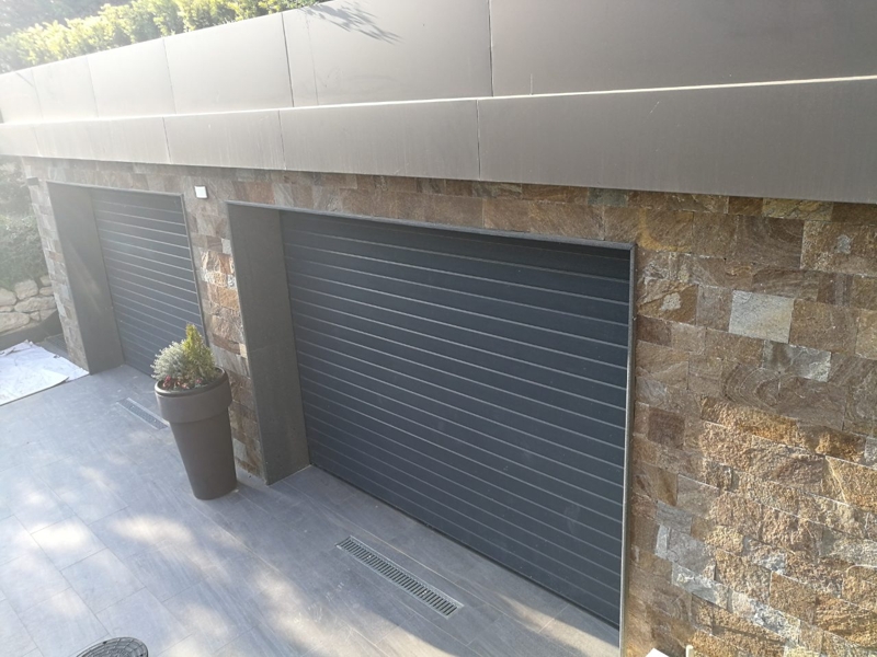 Рамки за гаражни врати от тъмносив гранит ж654